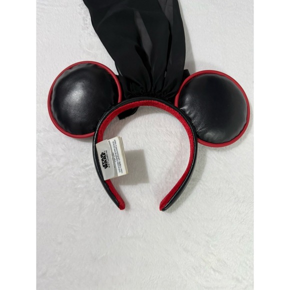 Disney Parks Star Wars DARTH VADER Minnie Mouse Ears Headband with Veil - Picture 5 of 5